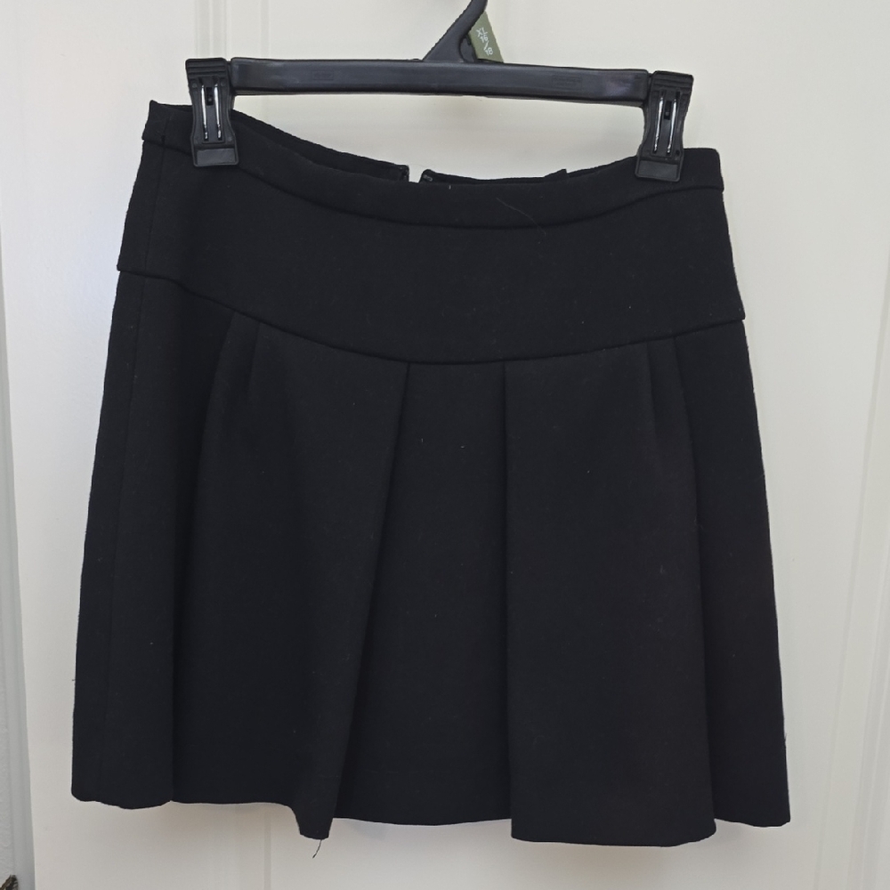 J. Crew Black Circle Skirt